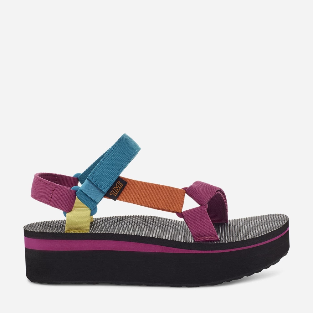 Teva Flatform Universal - Women's Teva Sandals - Multicolor | India (IUXR14072)